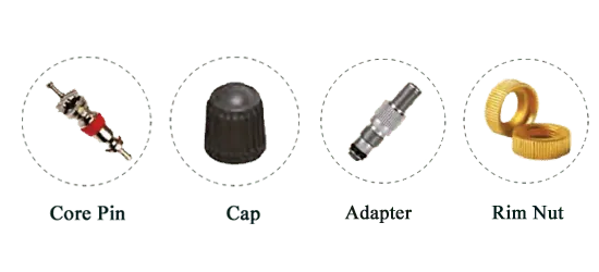 Accessories – core pin, cap and more